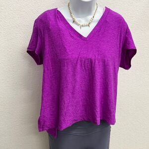 Beyond yoga split sides featherlight tee